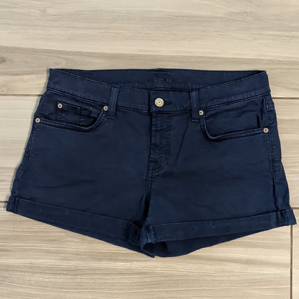 7 For All Mankind Navy Shorts